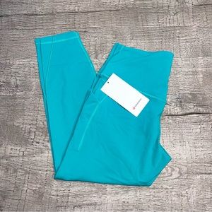 NWT Lululemon Align HR Pants with Pockets MLGR Maldives green size 12